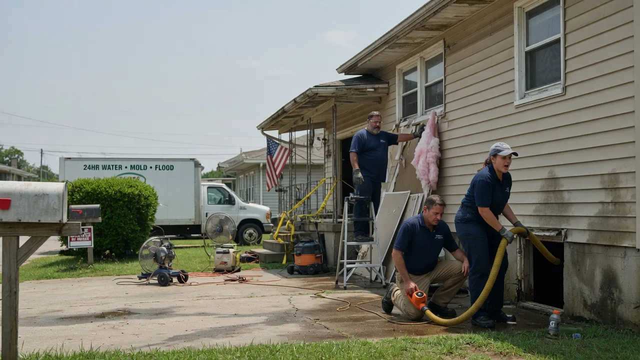 Water Damage Repair in Satin, TX near me